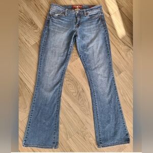 Lucky Blue Denim Jeans Sophia Boot Size 6/28